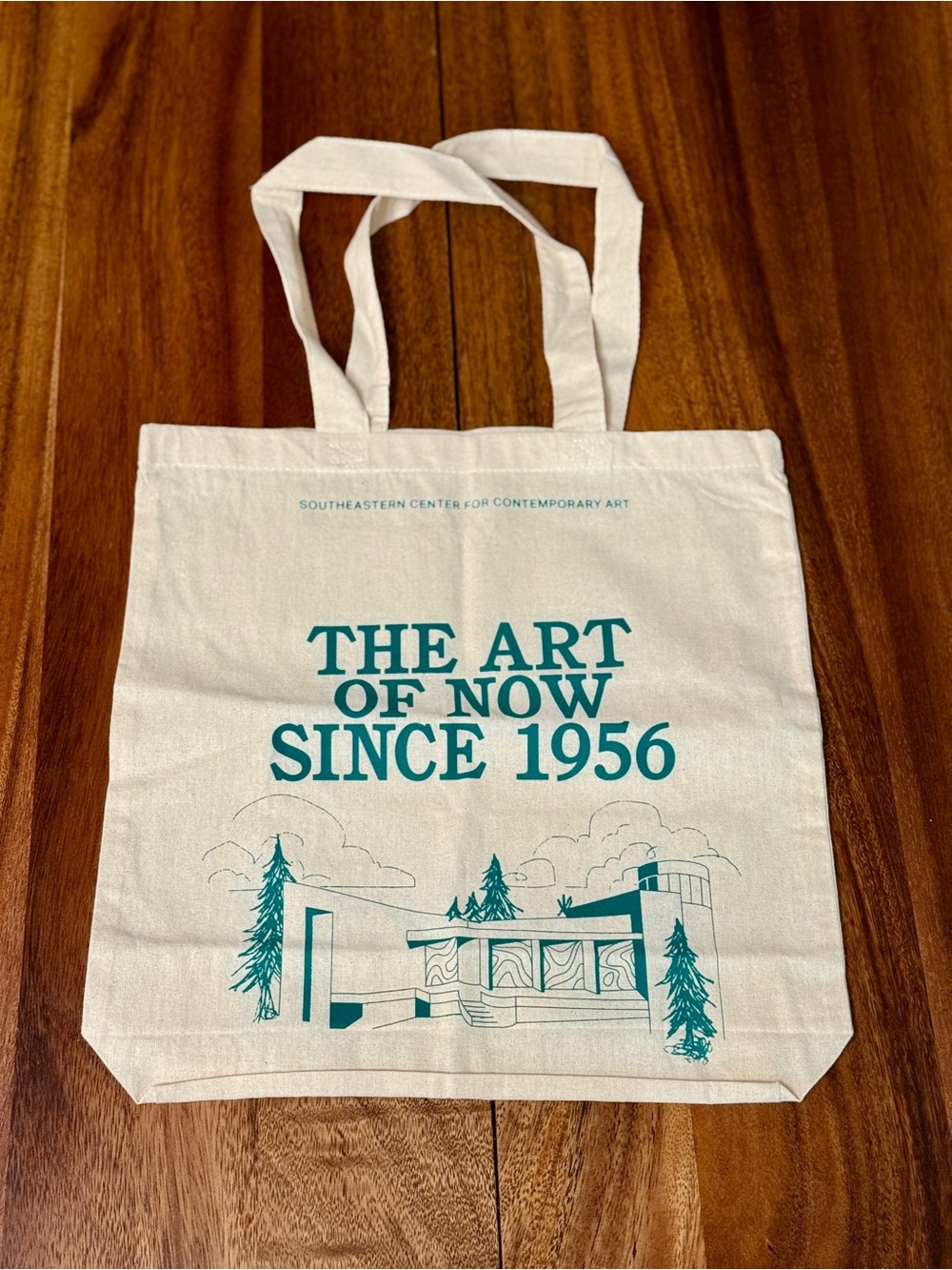 "The Art of Now" Cream Tote Bag